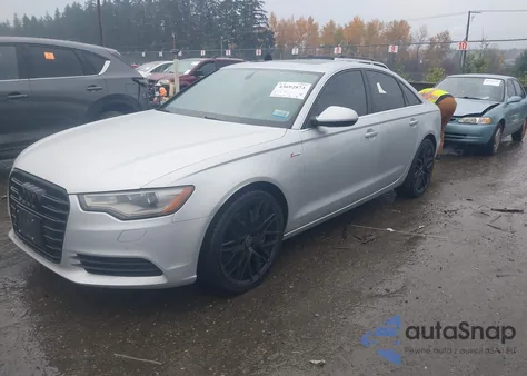 2014 Audi A6 3.0T Premium Plus из США, поврежденный, VIN WAUFGAFC0EN124662